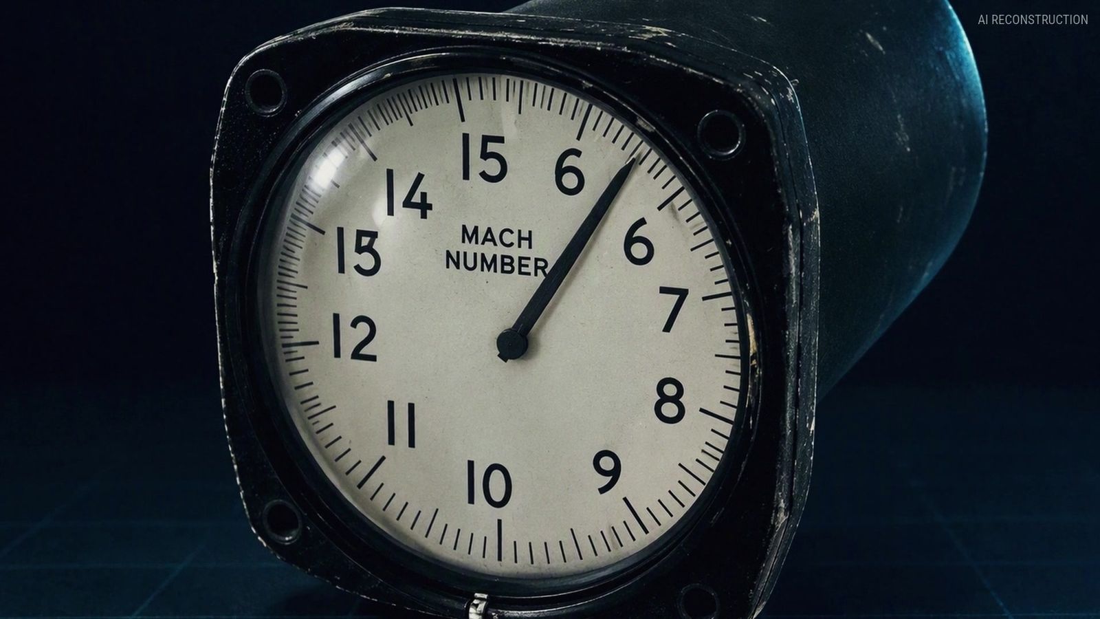 An old Mach-number dial